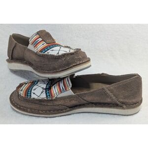 Ariat Cruiser Rose Gold Aztec Arrow Print Loafer Slip-On Shoes 10046918 Size 6.5